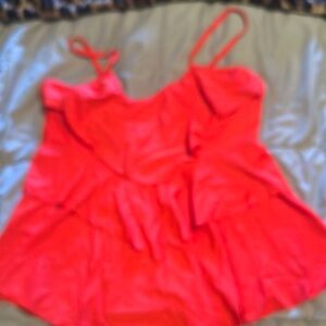 Red Tankini Top